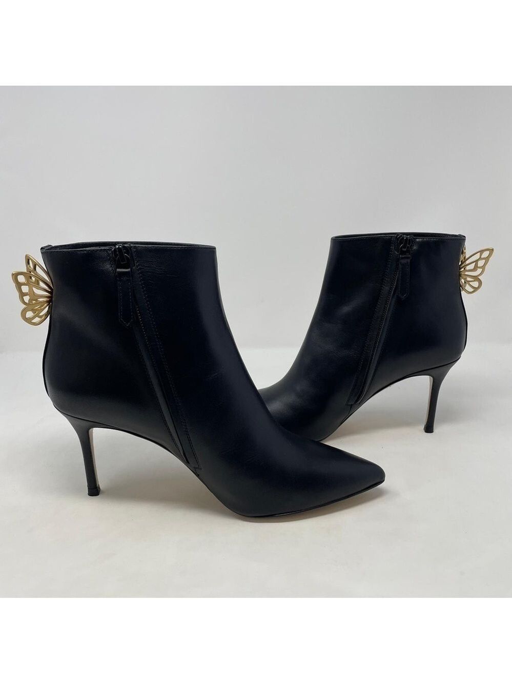 Sophia Webster Mariposa Butterfly Ankle Boots in Black Leather - NWT - Picture 7 of 13
